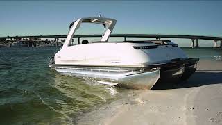 New Tritoon  2024 Crowne  Harris Pontoon Boats [upl. by Worth130]