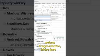 Jak dodać fragmentator Jak dodać fragmentator w tabeli przestawnejfragmentator excel excel2021 [upl. by Arocahs589]