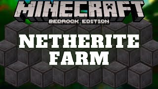 New Automatic Netherite Farm for Minecraft Bedrock Edition Duplication Method On ConsolePCMCPE [upl. by Meekyh]