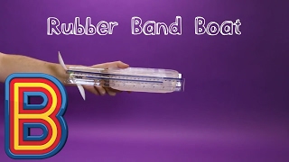 Rubber Band Boat  Beano Makes [upl. by Nauh418]