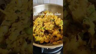 Masala dosa aloo recipe shortsytshorts food cooking recipe southindia [upl. by Omari]