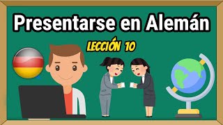 Presentarse en Alemán  Lección 10  Alemán Básico [upl. by Emerald]