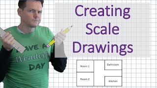 How to Make a Scale Drawing  7th Grade  Simplifying Math [upl. by Charmane]