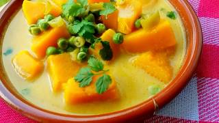 Recette vegan facile Curry de butternut à la thaï [upl. by Odrareg316]