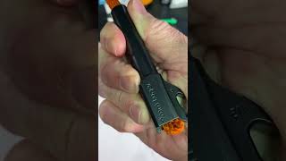 Easiest way to clean a 9mm gun barrel using a Hoppes Viper boresnake [upl. by Ynavoeg]