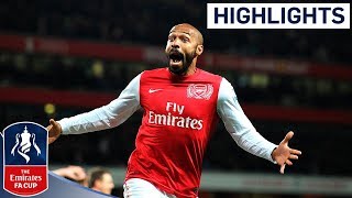 Henry scores on Arsenal return against Leeds  Arsenal vs Leeds  FA Cup Third Round 2012 [upl. by Oster655]