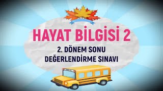 2 SINIF HAYAT BİLGİSİ 2 DÖNEM DENEME SINAVI [upl. by Llemmart]