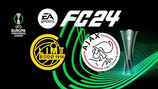 BodoGlimt vs Ajax  202324 UEFA Europa Conference League  EA FC 24 [upl. by Gusty]