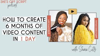 How to Batch Video Content for Youtube and Instagram 6 Months of Content in 1 Day [upl. by Zoila64]