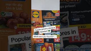 Top Grocery Stores in Sweden  Life in Sweden 🇸🇪🛒 [upl. by Druci]