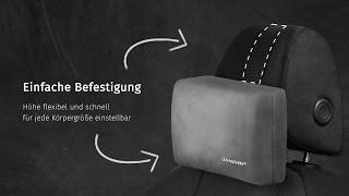 SANDINI RelaxFix®  Das universelle AutoNackenkissen [upl. by Ubana]