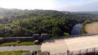 Aerial shots taster  Conisbrough Viaduct [upl. by Dnalel]