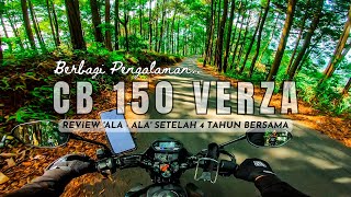 OTW Ngopi Sambil Ngomongin CB 150 Verza Honda  Review AlaAla Setelah 4 Tahun Bersama [upl. by Emily]