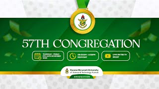 KNUST 57th CONGREGATION CEREMONY  COLLEGE OF HEALTH SCIENCES 2023 [upl. by Nahgiem992]