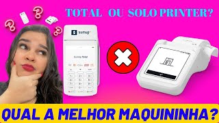 Tudo Sobre sumup Total e Sumup Solo Printer COMPARATIVO Maquininha Sumup é boa [upl. by Hildie]