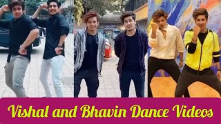 Vishal pandey  Bhavin bhanushali Best tiktok Dance videos⚡️ [upl. by Leba]