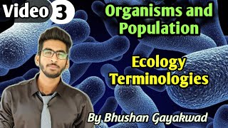 Ecology terminologies  Part 3 Organisms and Population class 12 [upl. by Nigel453]