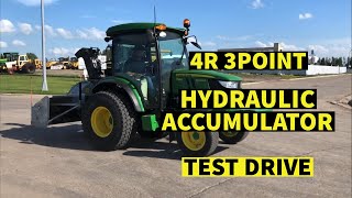 Deere 4R 3 Point Hydraulic Accumulator Custom built for 4066R 4052R Snow Removal Operators [upl. by Aroon]