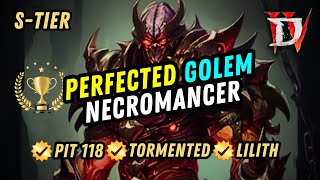 THE BEST Diablo 4 Build Necromancer PERFECTED ENDGAME Guide Season 4 [upl. by Jordain]