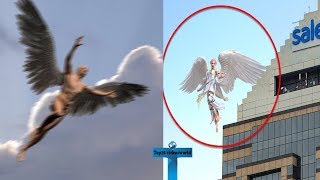 Top 10 Angels Caught On Camera Flying amp Spotted In Real Life [upl. by Loats]