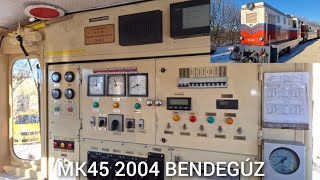 Mozdony belülről  Mk45 2004 quotBendegúzquot Gyermekvasút [upl. by Heaps]