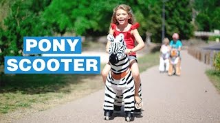 PonyCycle Self Propelled Kids Horse Scooter [upl. by Soma149]