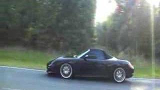 Supercharged Boxster off the line like a banshee [upl. by Luis]