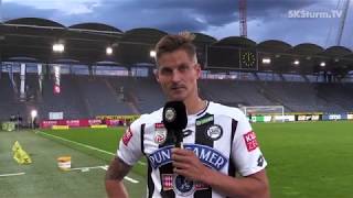 Interviews nach dem Spiel gegen den Wolfsberger AC [upl. by Gahl]