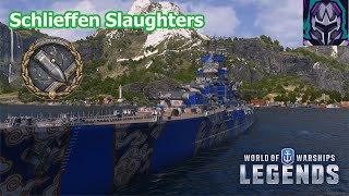 Schlieffen Slaughters  World of Warships Legends [upl. by Nav]