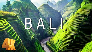 FLYING OVER BALI 4K UHD  Relaxing Music With Amazing Beautiful Nature Scenery For Stress Relief [upl. by Lawton]