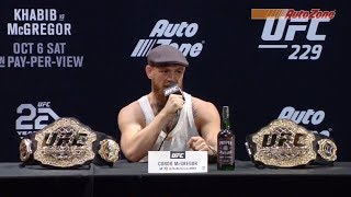 UFC 229 Prefight Press Conference Khabib vs McGregor [upl. by Ruskin29]