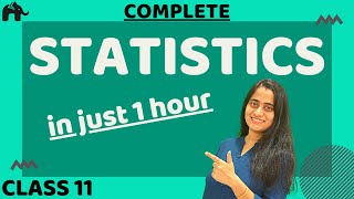 Statistics Class 11 Maths  in Hindi [upl. by Holcman]