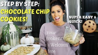 THE BEST CHOCOLATE CHIP COOKIE RECIPE EVER  Easy Homemade Chocolate Chip Cookies [upl. by Pate]