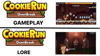 Cookierun Ovenbreak gameplay vs lore [upl. by Aerahs]