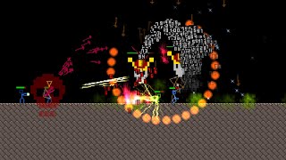 Stick Ranger Hell Castle Boss with Sniper Magician Whipper Gladiator [upl. by Viridi353]