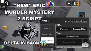 DELTA IS BACK  NEW MURDER MYSTERY 2 SCRIPT 😱  MM2 GODLY GIVEAWAYS UPDATE [upl. by Layla]