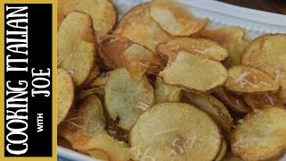 Homemade Potato Chips  Cooking Italian with Joe [upl. by Annerol842]