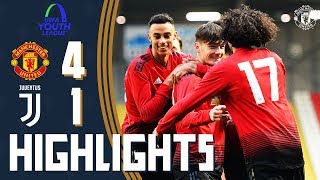 U19 Highlights  Manchester United 41 Juventus  UEFA Youth League [upl. by Inanuah44]