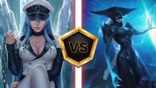 Esdeath vs Lissandra Akame Ga Kill vs League Of Legends [upl. by Eppes]