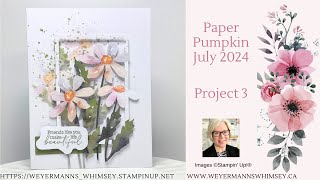 Paper Pumpkin July 2024 Painted Petals Project 3 [upl. by Aihsal757]