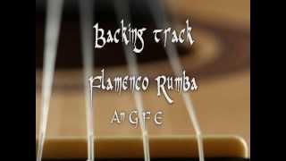 Backing track flamenco rumba Am G F E [upl. by Emerej]