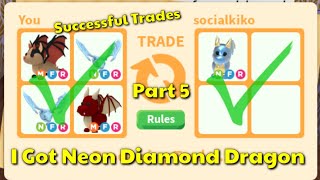 Part 5Trading Proofs Successful Trades  Giveaway  Roblox Adopt Me [upl. by Nalorac]