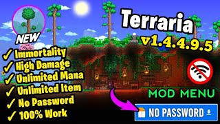 Terraria Mod Menu Apk v14495 New Update Terbaru 2024  God Mode Unlimited Coins High Damage [upl. by Cindee]