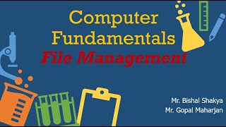 Computer Fundamentals Day 10 File Management [upl. by Hurty]