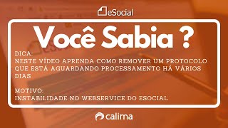 Procedimento de Exclusão de Protocolo no Calima 5 [upl. by Eat]