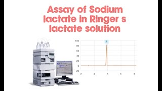 Assay of Sodium lactate in Ringers lactate solution [upl. by Akinam]