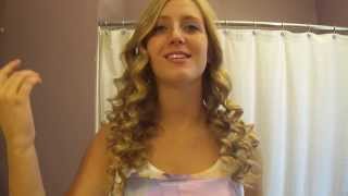 ♥ Heatless Curls with Foam Curlers ♥ [upl. by Luahs324]