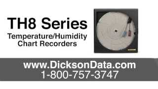 Dickson 8quot Temperature and Humidity Chart Recorders TH8 Series [upl. by Maurie]