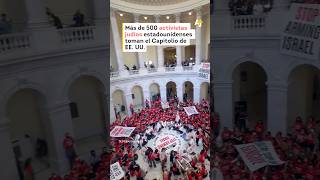 Judíos protestan en el Capitolio contra el genocidio en Gaza shorts [upl. by Rocher]