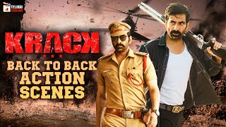 Krack Back To Back Action Scenes  Ravi Teja  Shruti Haasan  Samuthirakani  Mango Telugu Cinema [upl. by Laks]